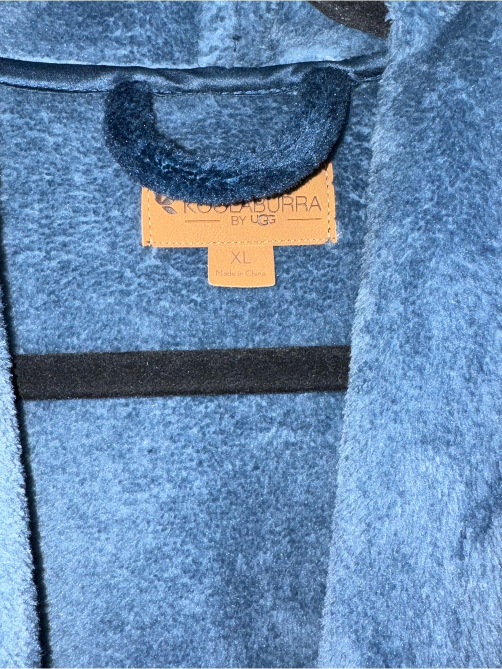 UGG Duffield II Robe Blue soft plush - Picture 3 of 7